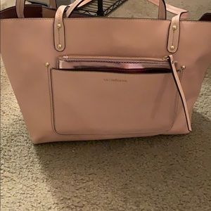 A large tote pink bag